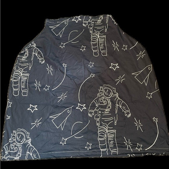 Stretchy Blue Astronaut Baby Car Seat and/or Cover for Infants - Picture 1 of 2